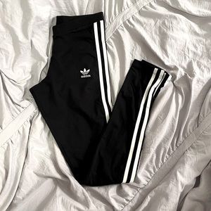 Adidas 3 stripe leggings
